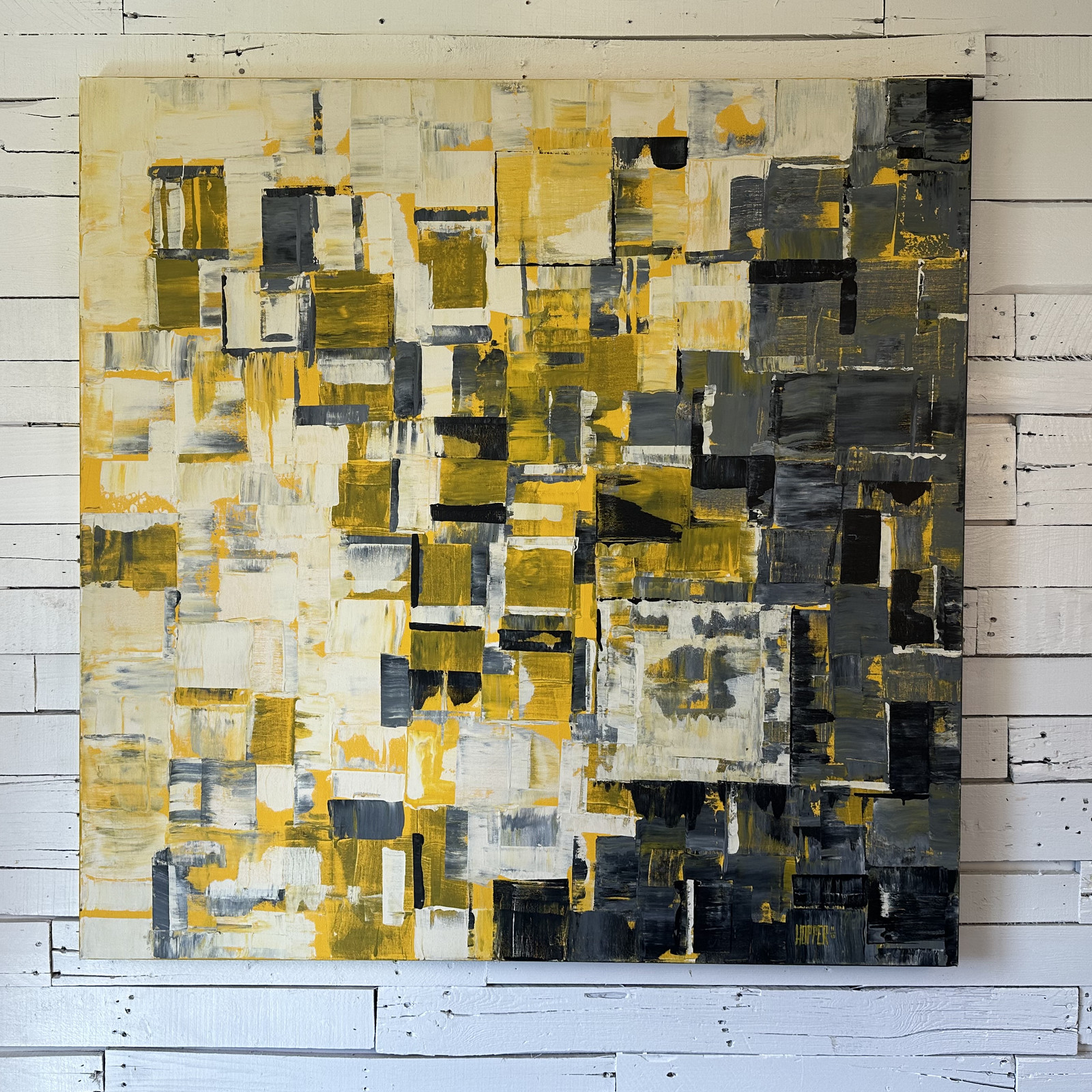 Light Upon Ruins, acrylic on canvas, 2013