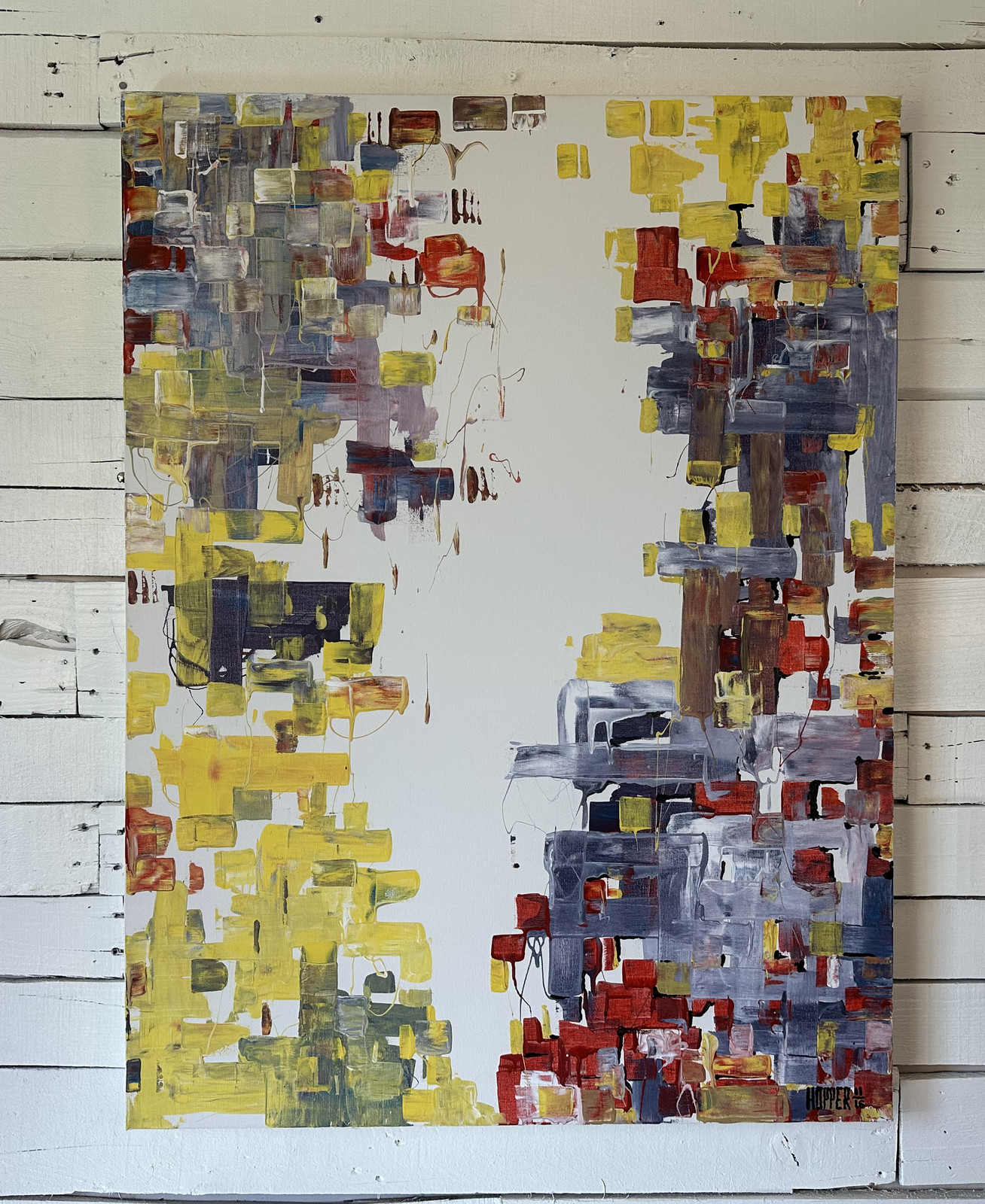 Playful Prismatix, acrylic on canvas, 2016