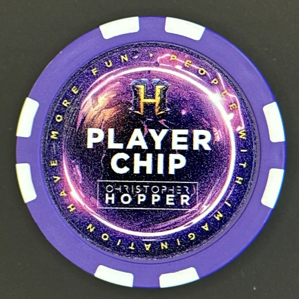 "H" - Player Chip, front