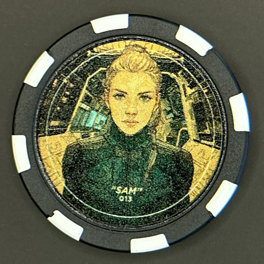 "Sam", front